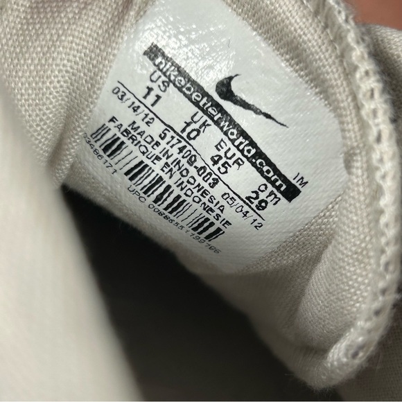 ❤️ Nike Cream High-Top Sneakers with Modern Design 517409-003 suede leather 11 - Picture 7 of 7